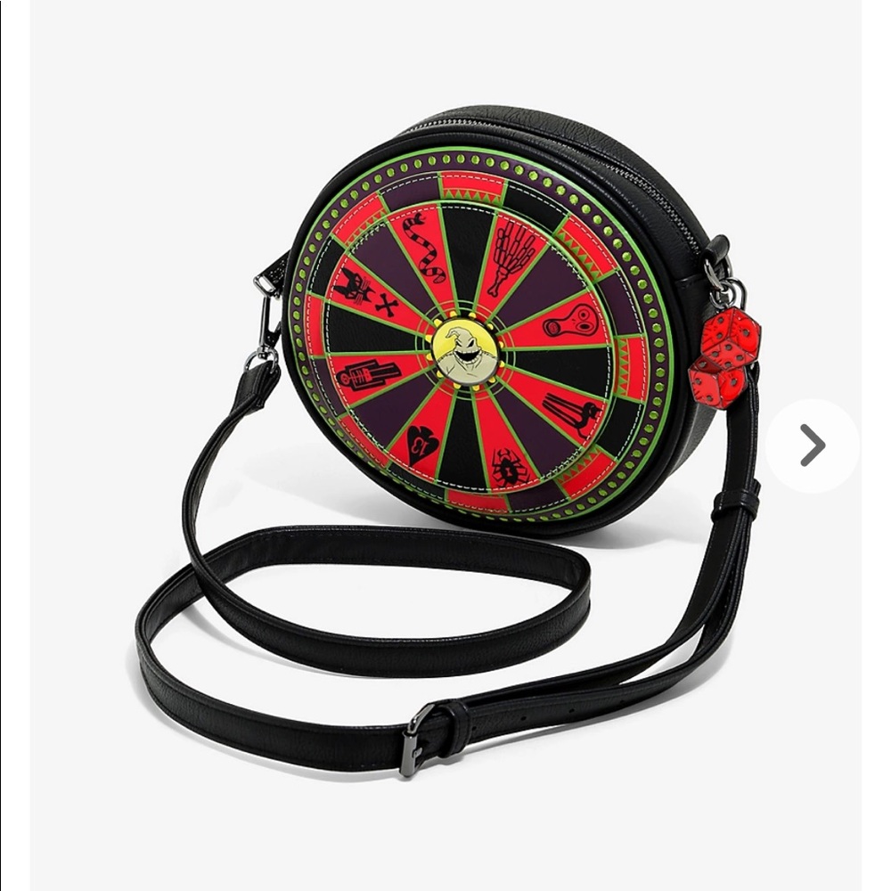 Loungefly Oogie Boogie Roulette Wheel Crossbody